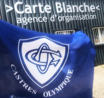 Lire la suite à propos de l’article Carte Blanche se met aux couleurs du Castres Olympique